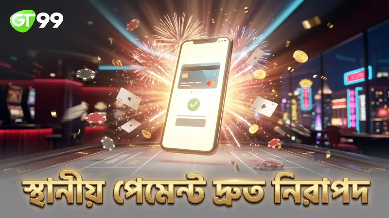 স্থানীয় পেমেন্ট মাধ্যমের মাধ্যমে দ্রুত ও নিরাপদ ডিপোজিট