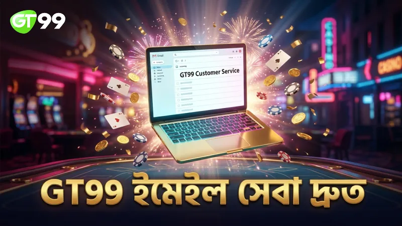 ইমেইল মাধ্যমে GT99 কাস্টমার সার্ভিসের দ্রুত সাড়া প্রদানের প্রক্রিয়া।