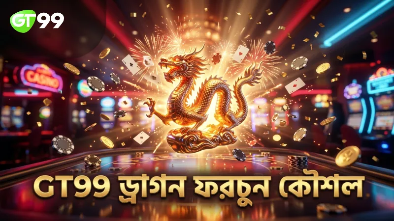 GT99 তে ড্রাগন ফরচুন গেমের বেসিক কৌশল ও পেআউট রেট বিশ্লেষণ।