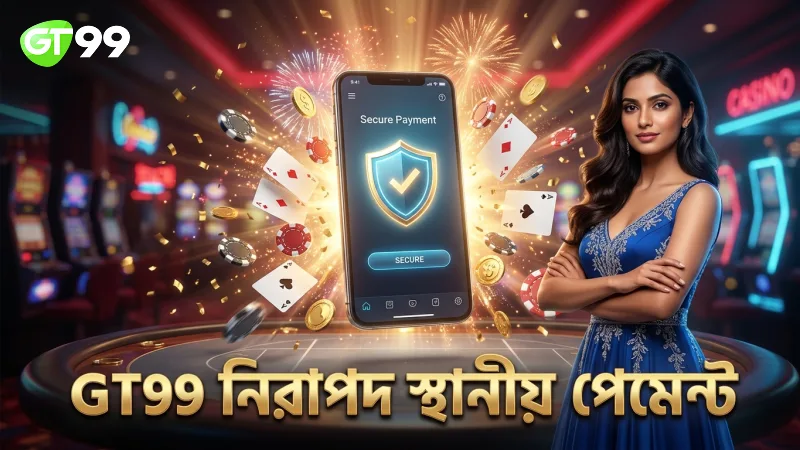 স্থানীয় পেমেন্ট পদ্ধতিতে দ্রুত লেনদেন এবং GT99 এর নিরাপদ প্ল্যাটফর্ম।