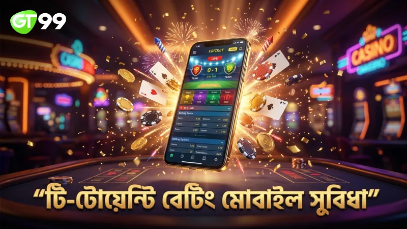 টি-টোয়েন্টি বেটিংয়ে মোবাইল অ্যাপের সুবিধা ও দ্রুততা