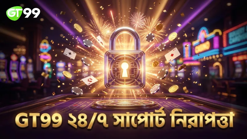 ২৪/৭ কাস্টমার সাপোর্টসহ GT99 ক্যাসিনোর নিরাপত্তা ব্যবস্থা