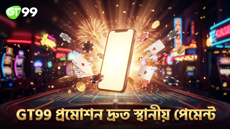 স্থানীয় পেমেন্ট ব্যবহারে GT99 প্রমোশন দ্রুত প্রয়োগ হয়