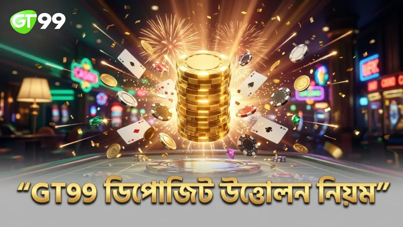 ডিপোজিট ও উত্তোলনের নিয়মাবলী GT99 প্ল্যাটফর্মে স্পষ্টভাবে